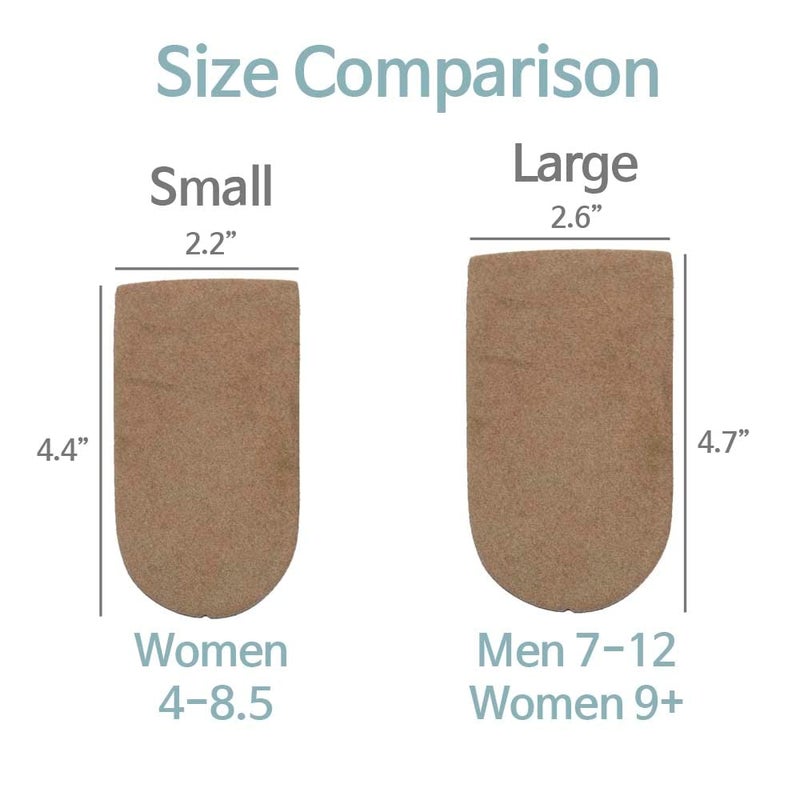BalanSole Adjustable Leg Length Discrepancy Heel Lifts Inserts Insoles - Pack of 2 (5 Layer Brown Large) - Image 4